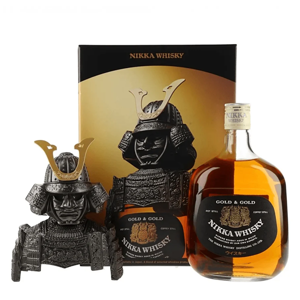 Gold and Gold Nikka Whisky Samurai