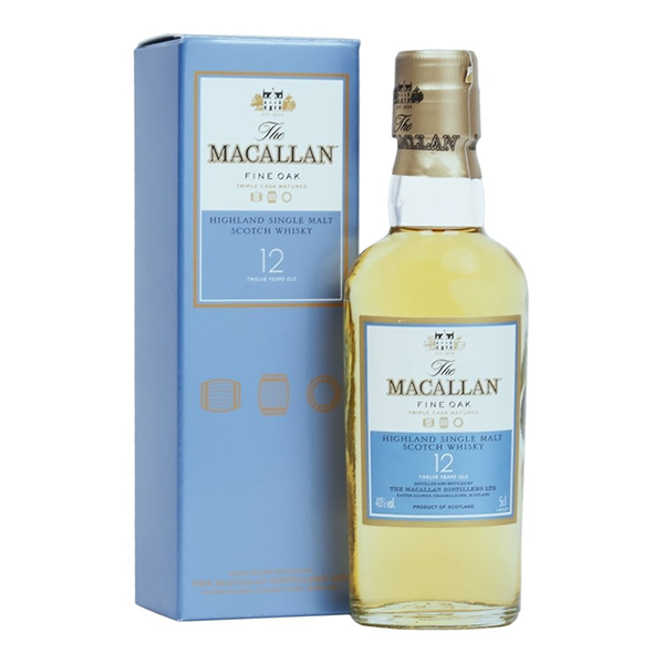 Macallan Fine Oak 12 Years Old - Miniature