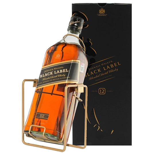 Johnnie Walker Black Label 12 Year Old - 3L with cradle