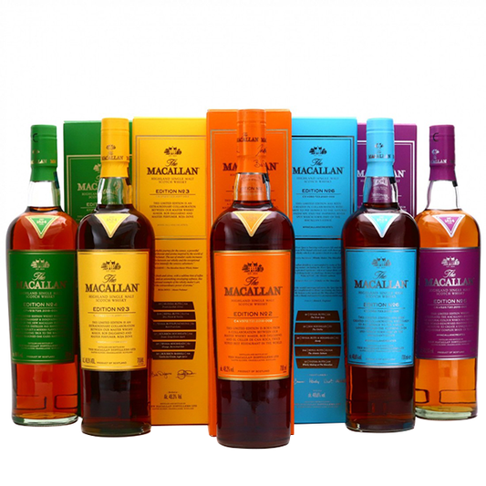 Macallan "Edition" series - From No.2 to No.6