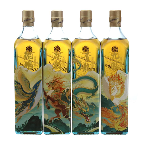 Johnnie Walker Blue Label Divine Beasts Gift Box